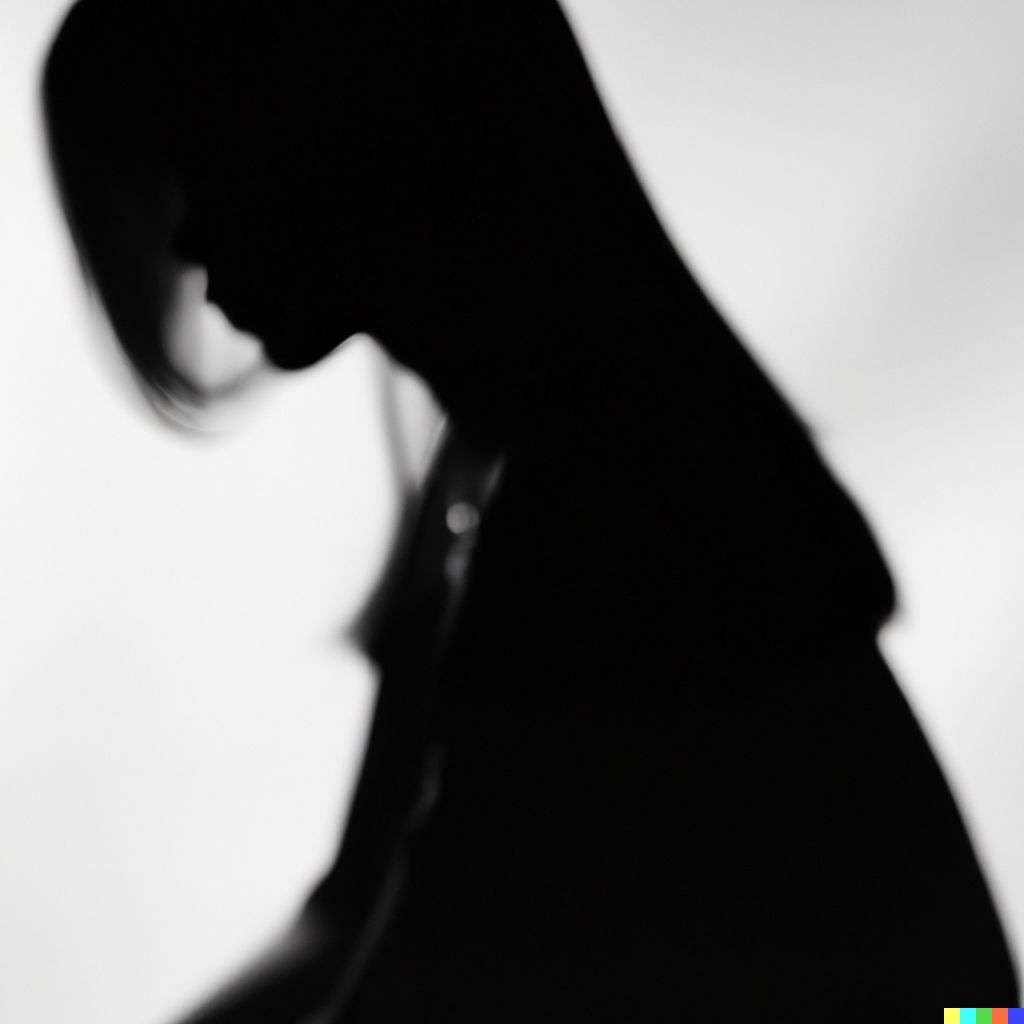 a representation of anxiety, photograph, backlit lighting